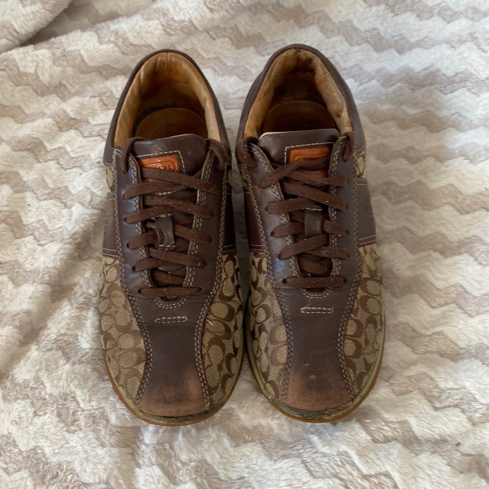 Vintage Signature Coach Sneakers Size 6.5
